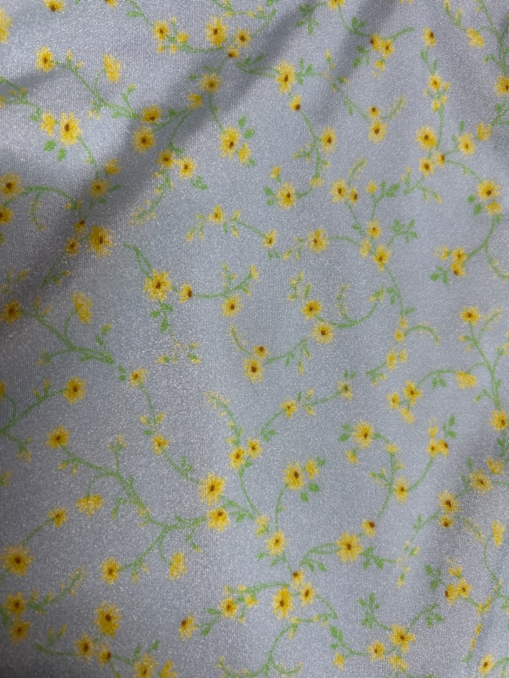 NWT Andie Light Blue Yellow Daisy One-Piece Swimsuit | Size Large - Picture 6 of 9